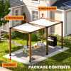 Pergola Brackets 4x4 & Pergola Kit – Heavy Duty 3-Way Corner Brackets for DIY Pergola Builds