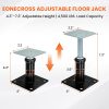 02 Adjustable House Floor Jacks for Leveling (4–7", 11–16", 11.8–16") Heavy Duty Support Posts