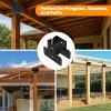 Pergola T Brackets – 4x4, 6x6 & 8x8 Post to Beam Connectors for Pergolas