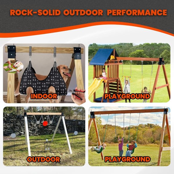 04 2x4 Target Stand Brackets Heavy Duty Steel A-Frame Shooting Target Stand Kit (2 PCS / 4 PCS)