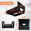 6x6 Post Base for Concrete Heavy Duty Adjustable Deck Post Bracket with 1" Standoff