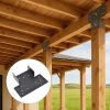 Pergola T Brackets – 4x4, 6x6 & 8x8 Post to Beam Connectors for Pergolas