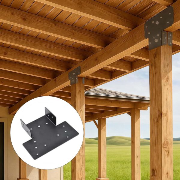 Pergola T Brackets – 4x4, 6x6 & 8x8 Post to Beam Connectors for Pergolas