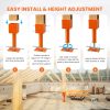 06 4x4 Screw Jack Post 13–19 Inch Adjustable House Jack for Floor Leveling (Heavy Duty 1 Pack / 2 Pack)