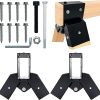 2pcs 2x4 target stand brackets 2 pack 2x4 target stand brackets steel A-frame kit