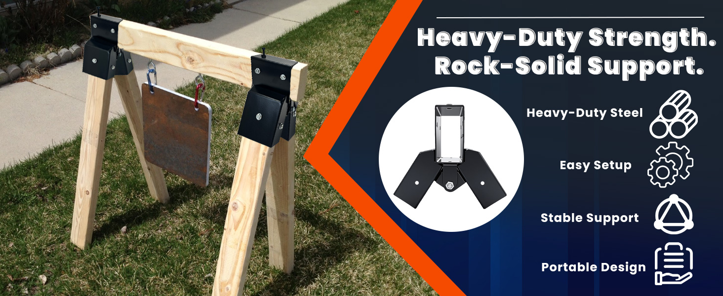 2x4 target stand brackets