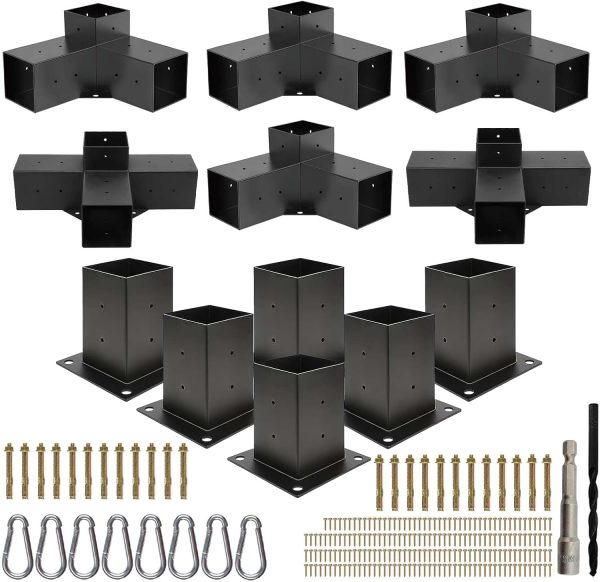 3-Way+2P 4-Way Bracket +6P Bases