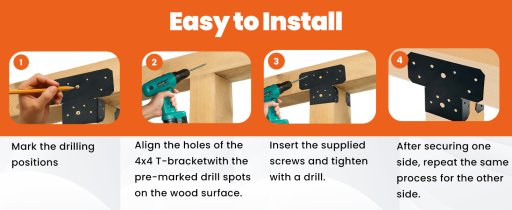 DIY pergola hardware