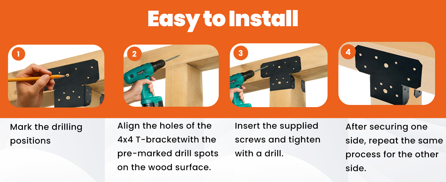 DIY pergola hardware