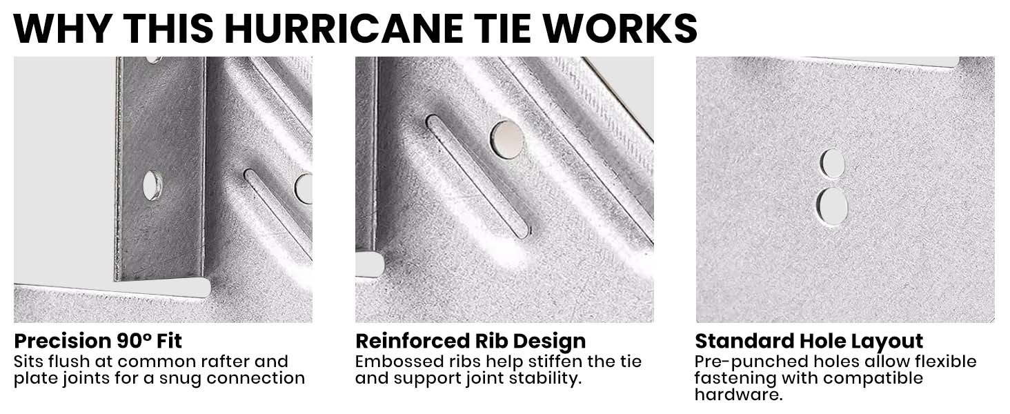 hurricane straps roof truss connector