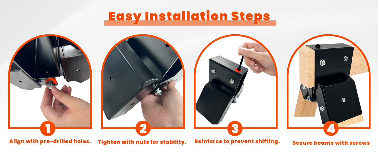 adjustable A-frame target stand bracket up to 60 degrees