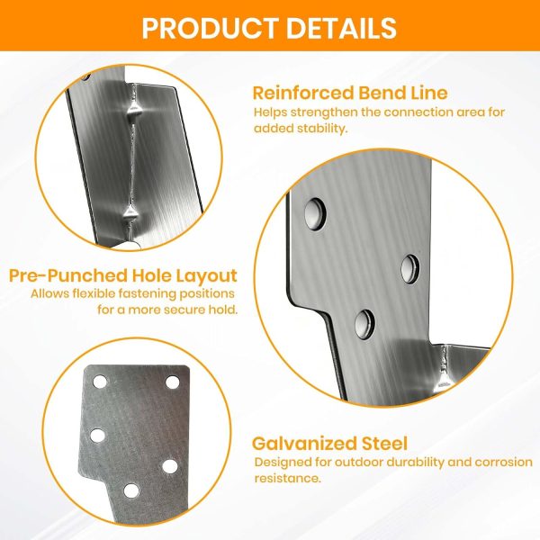 Bulk Hurricane Ties for Rafters (30 PCS / 70 PCS)