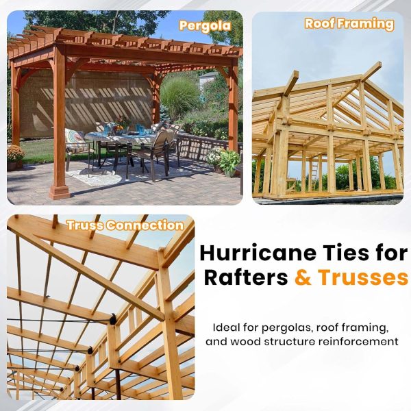 Bulk Hurricane Ties for Rafters (30 PCS / 70 PCS)