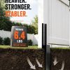 02 Repair Leaning Fence Post with Heavy-Duty Fence Repair Kit for 4x4 & 6x6 Wood Posts