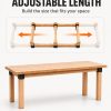 05 Workbench Bracket Kit | Heavy-Duty Steel DIY Garage Workbench Brackets for 2x4 & 4x4 Lumber