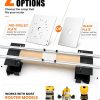 03 57.1" Router Sled for Flattening Slabs, Heavy Duty Woodworking Slab Flattening Jig Kit