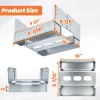 10×10 Post Base for Concrete Heavy Duty Adjustable Post Bracket with 1.2″ Standoff