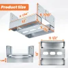 12×12 Post Base for Concrete Heavy Duty Adjustable Post Bracket with 1″ Standoff