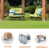 10×10 Post Base for Concrete Heavy Duty Adjustable Post Bracket with 1.2″ Standoff